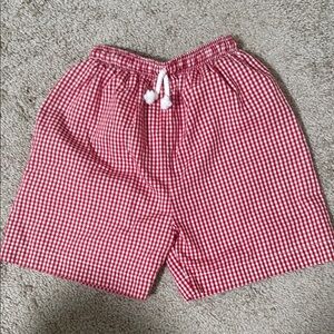Banana Split Red Gingham Checkered Shorts